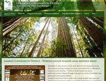 Tablet Screenshot of lenaweeconservationdistrict.org